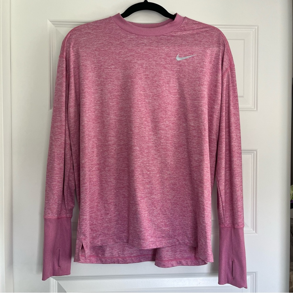 Nike Running Pink Long Sleeve Shirt